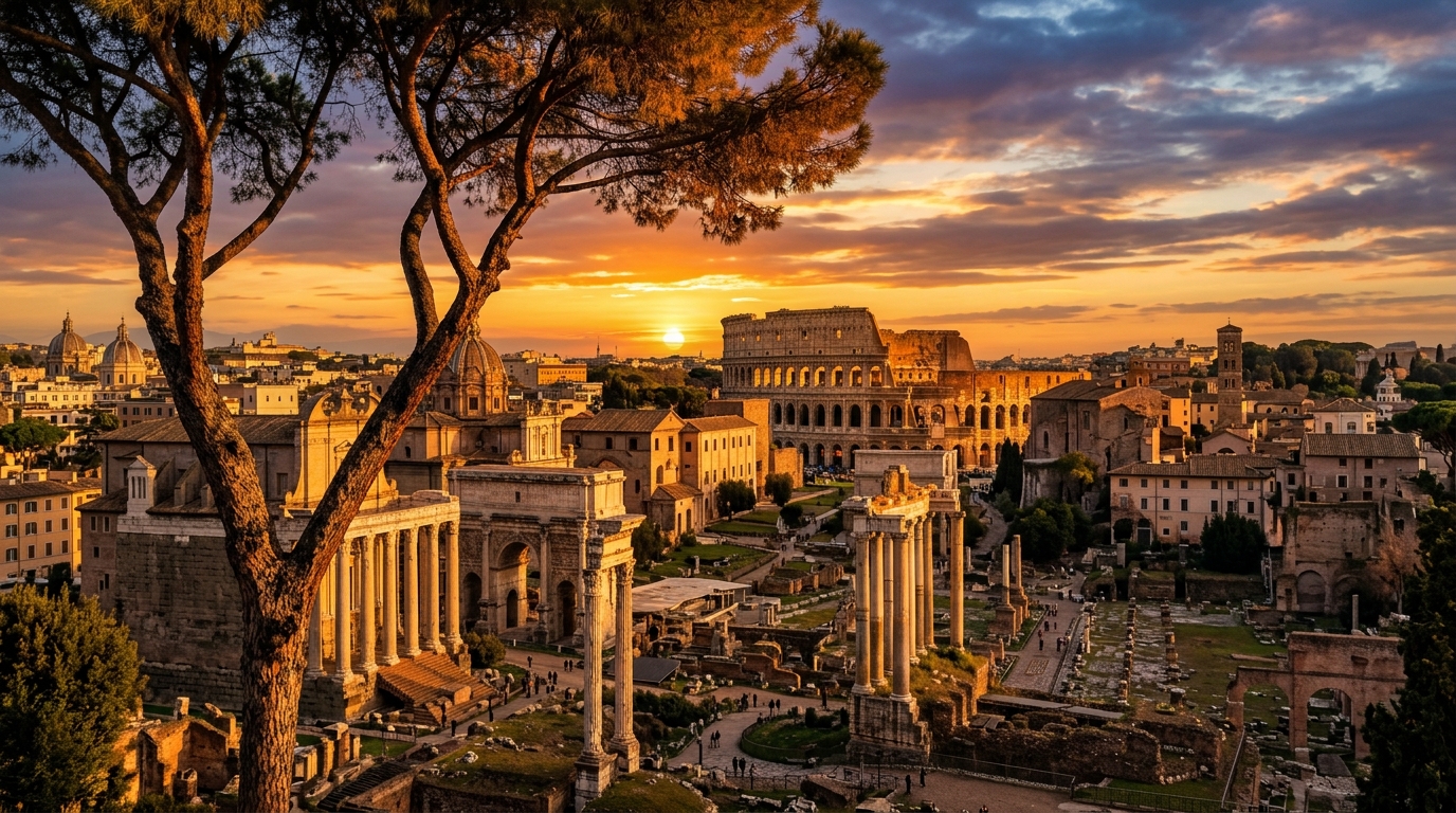 Colosseum in Rome, representing the final stop of the 15 days Europe tour package from India