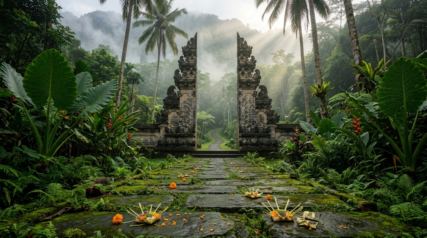 Scenic coastal view of cliffs and ocean featured in Bali honeymoon packages from India