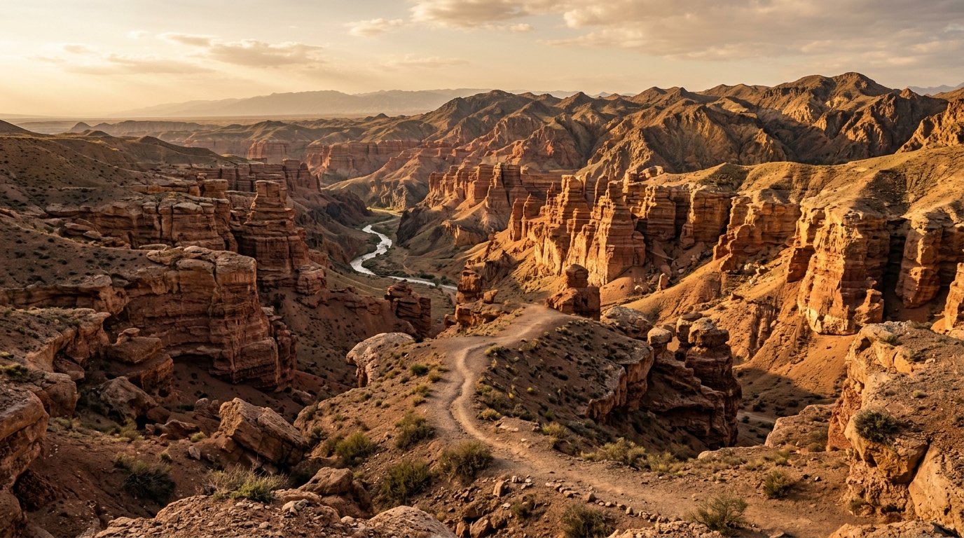 The Ultimate Central Asia Tour Package from India: A 10-Day Multi-Country Itinerary 1 A breathtaking view of the scenic landscapes included in Central Asia tour packages from India