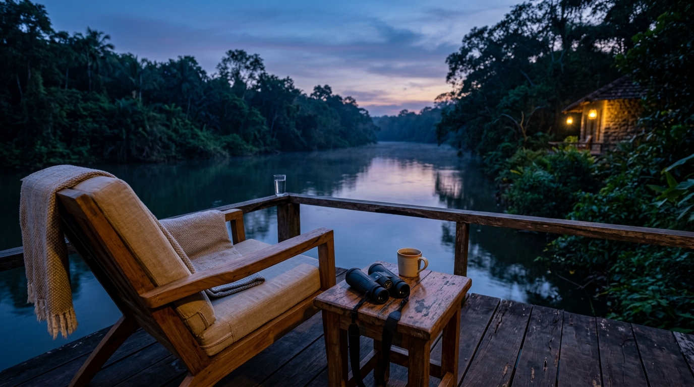 Cozy eco-resort nestled in the lush forests of Dandeli
