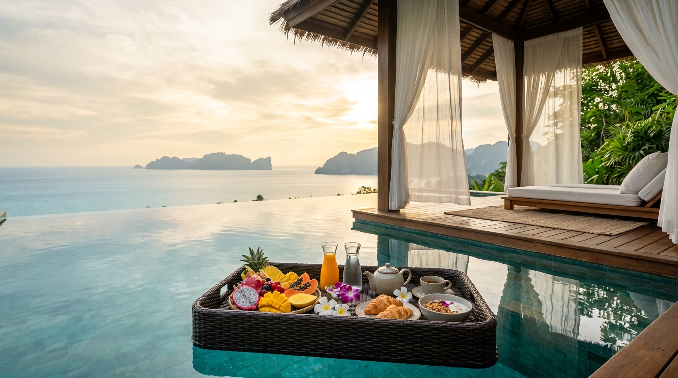 The Ultimate Thailand Honeymoon Package from India: A Romantic 7-Day Itinerary 2 A couple enjoying a private moment on a Thailand beach, featured in Thailand honeymoon packages from India