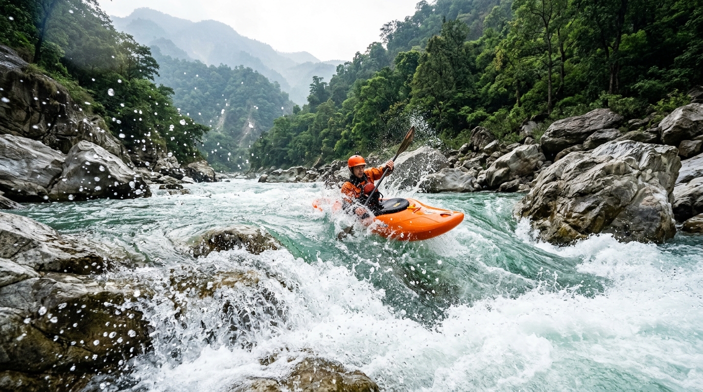Thrilling adventure sports activities included in custom tour packages in India