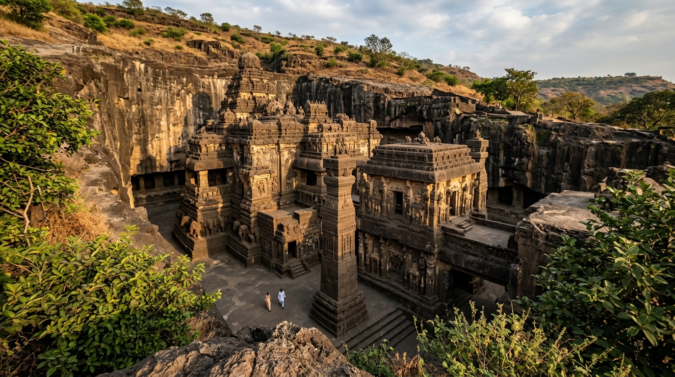 The Ultimate Guide to Architecture Tour Packages in India: Discovering Masterpieces from Ancient to Modern 1 Spectacular ancient Indian rock-cut cave temples and stepwells showcasing architectural brilliance