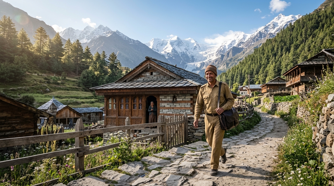 Best Courier Services to Send Your Passport Within India: A Comprehensive Guide 2 India Post courier delivery vehicle on duty ensuring secure transit to remote locations