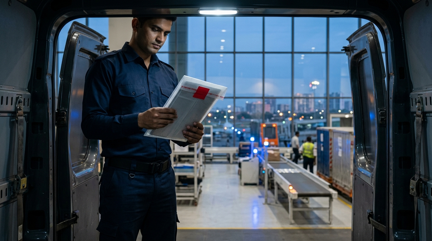 Best Courier Services to Send Your Passport Within India: A Comprehensive Guide 1 Secure document shipping envelope being sealed for reliable passport transit in India