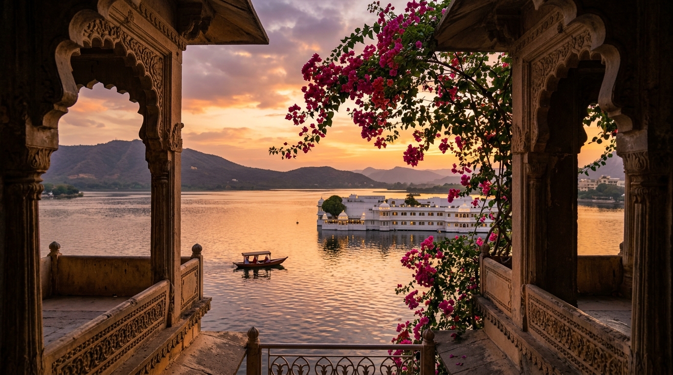Beautiful historic palace in Jaipur, Rajasthan - the best place to visit in march India for heritage lovers