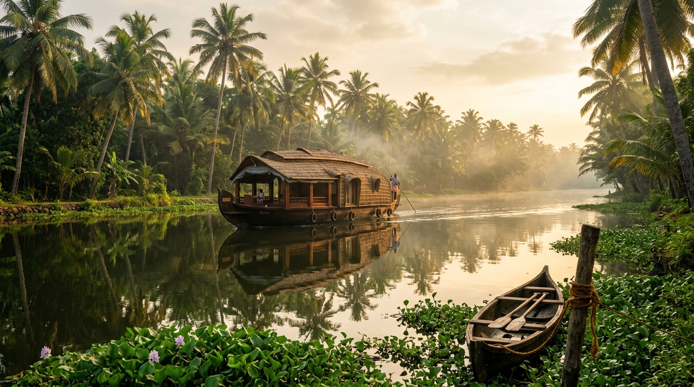 A breathtaking scenic landscape showcasing the best travel destinations in India
