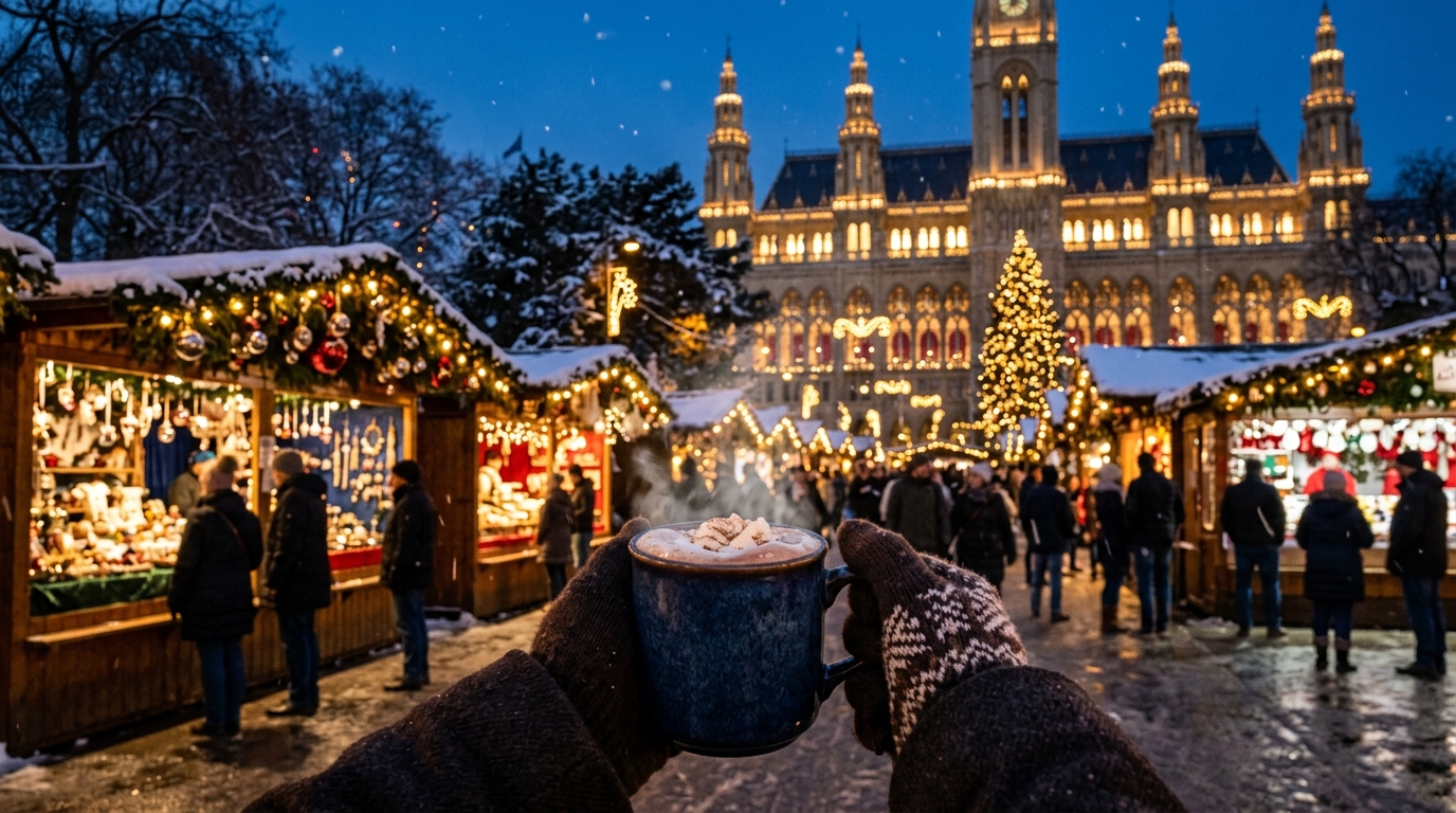 A beautiful historic street in an Austrian town symbolizing a successful tourist visa approval