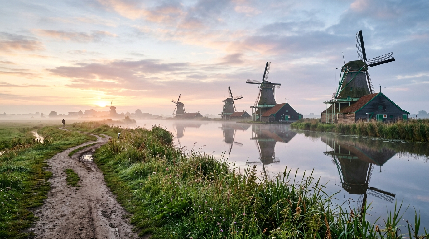 Sample cover letter for Netherlands tourist visa layout representing travel itinerary and visa requirements