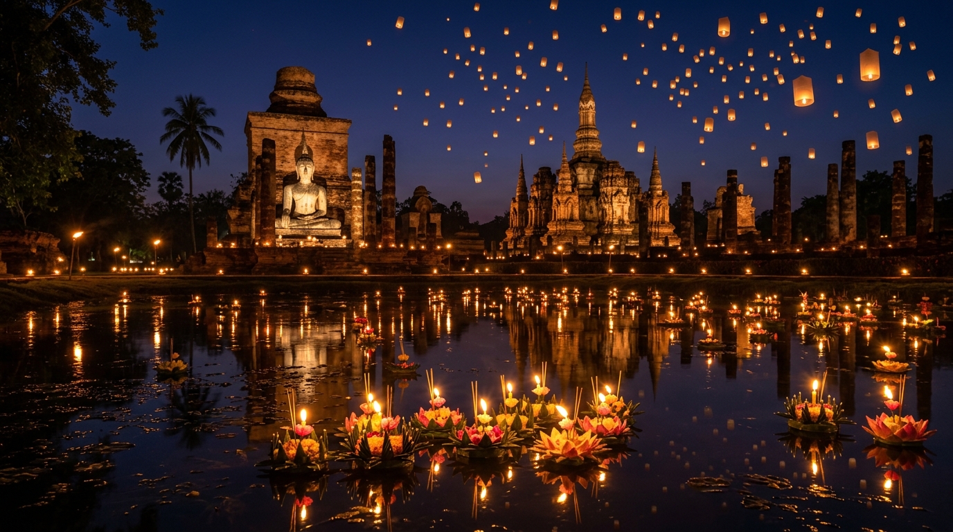 Exploring the vibrant street markets and beautiful temples of Thailand