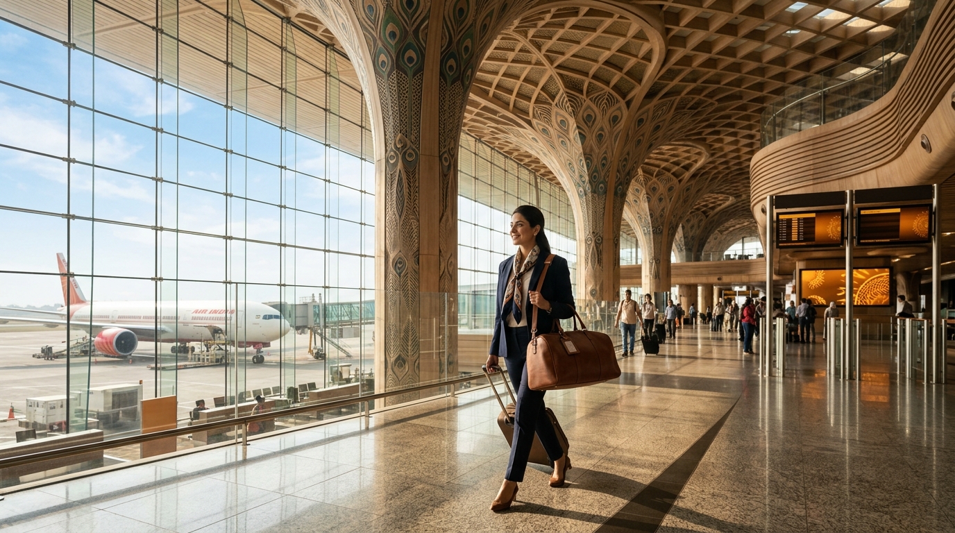A domestic traveler navigating an airline application to learn how to avoid seat selection fee in flight in India