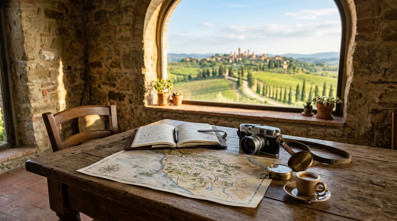 The Ultimate Guide: How to Calculate Tour Package Costs for Your Dream Trip 1 A calculated travel spreadsheet and map showing how to calculate tour package cost