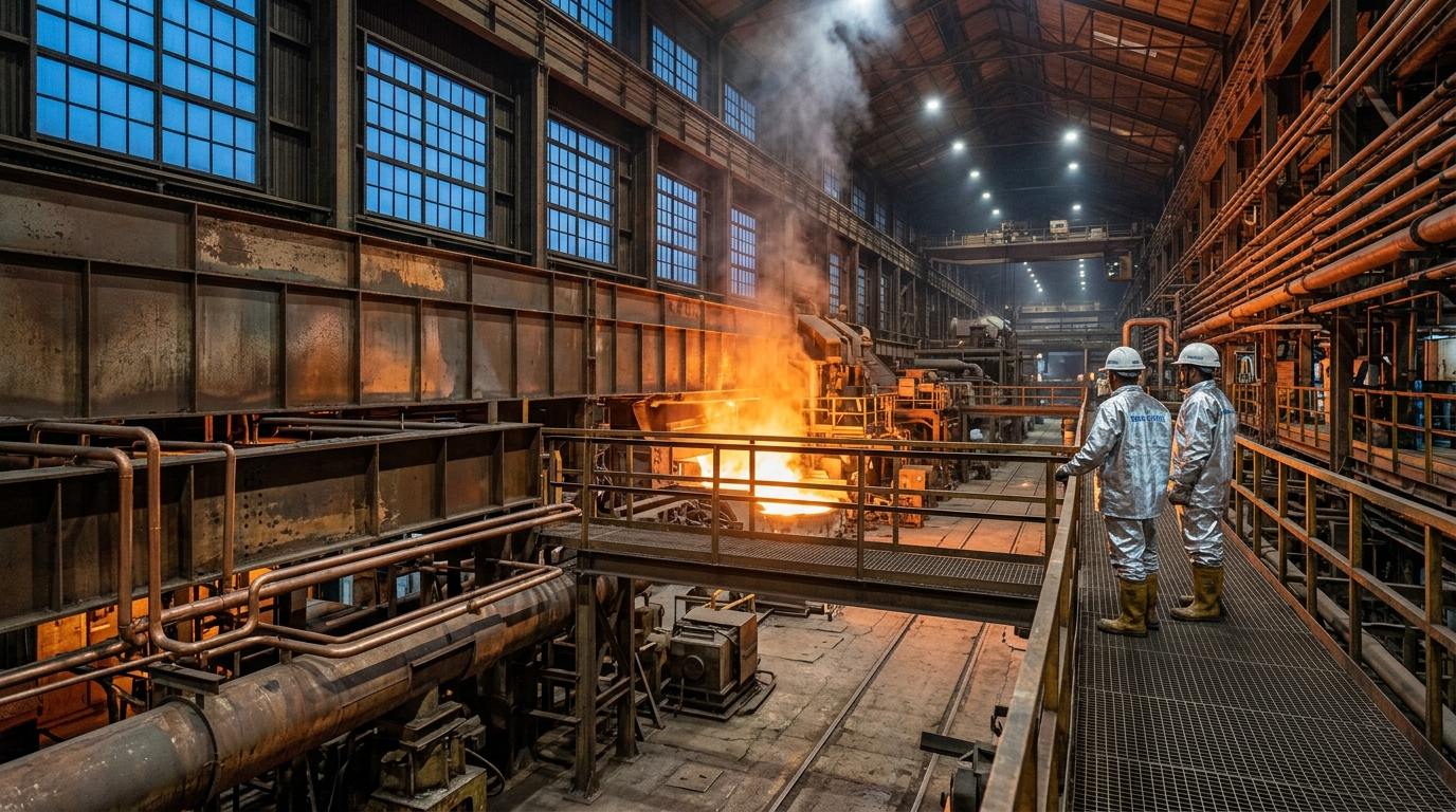 Industrial tourism in India showcasing heavy machinery and manufacturing facilities