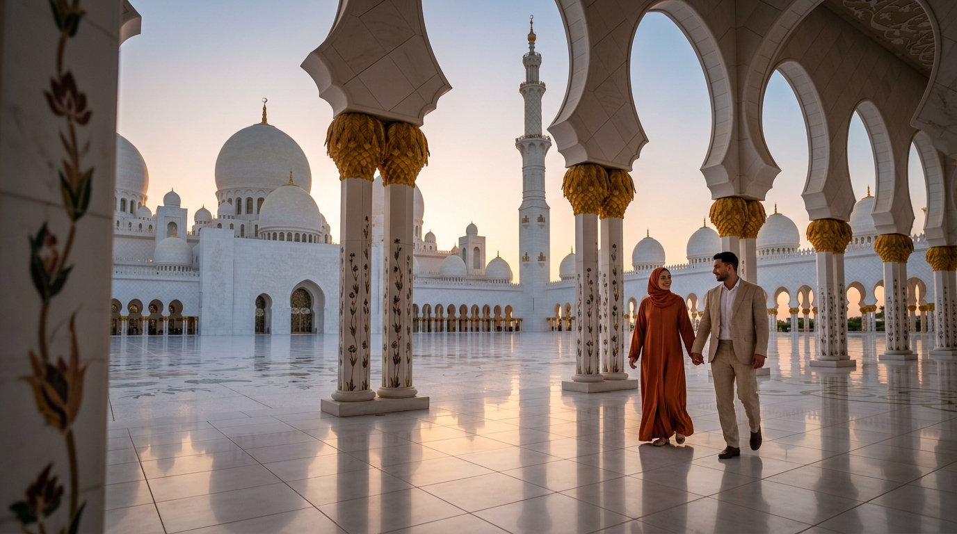 A married Indian couple planning their international travel documents and verifying if a marriage certificate is required for their visa application