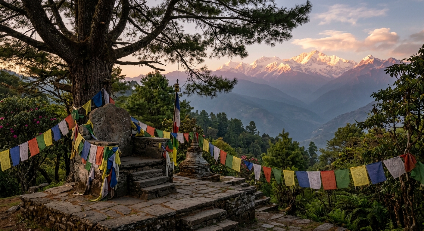 A beautiful serene horizon representing offbeat may places to visit in india