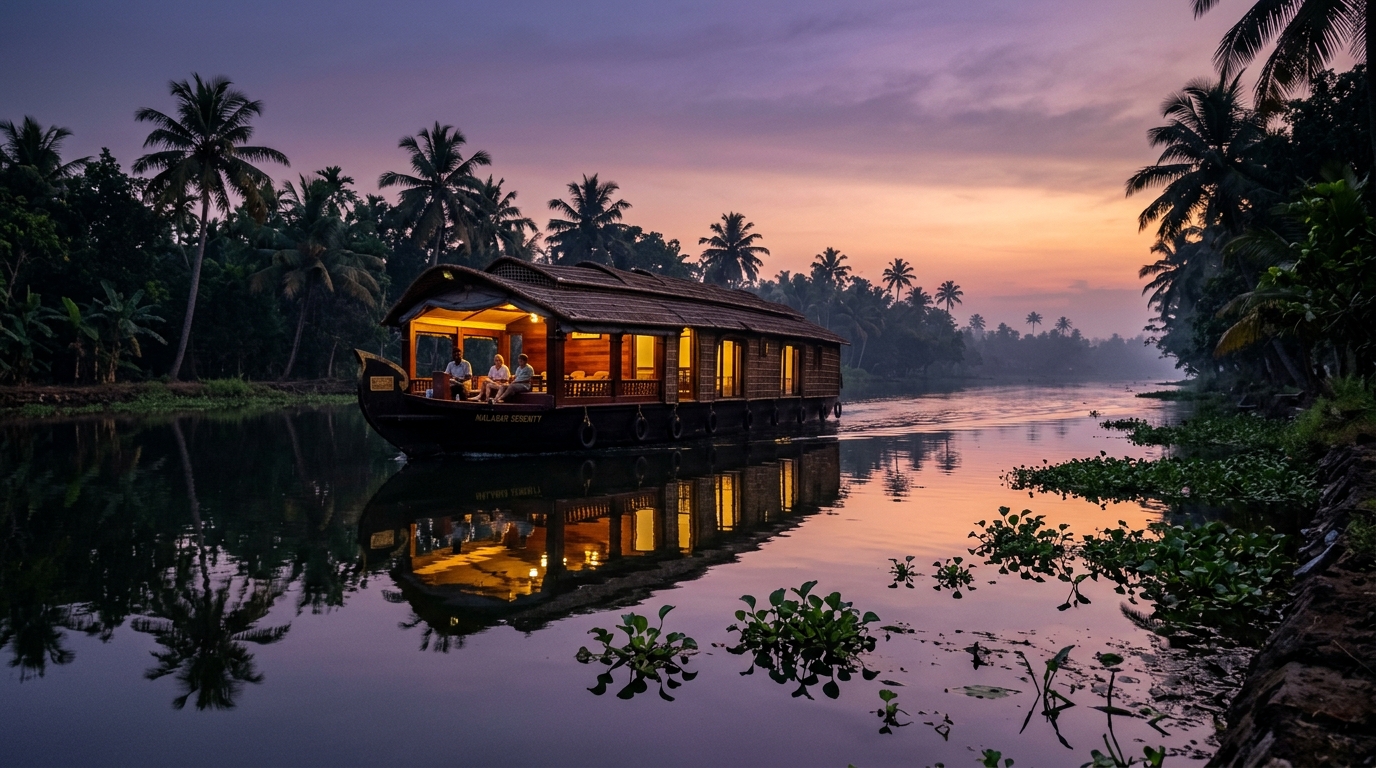 The Ultimate Guide to Nautical Tourism Packages in India: Exploring Coastal Heritage, Sailing, and Marine Experiences 2 A peaceful coastal sunset over the Arabian Sea, capturing the essence of marine travel in India
