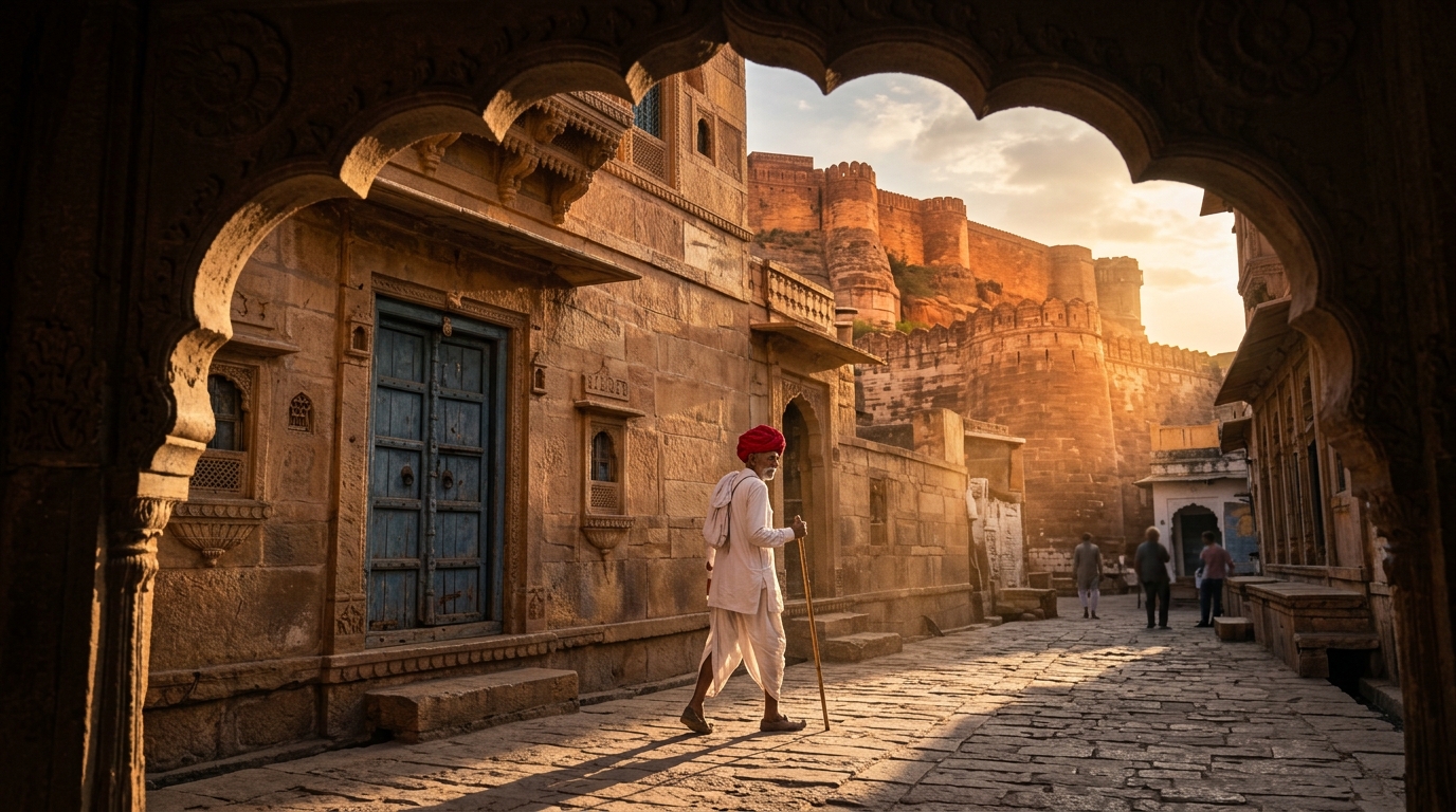 Photographers capturing local life and architectural heritage during a curated photography tour in India