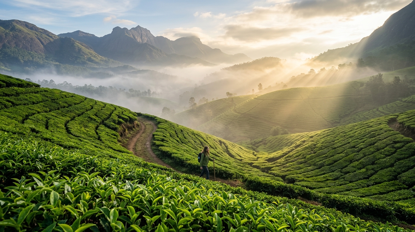 Scenic landscape for a perfect solo travel itinerary India