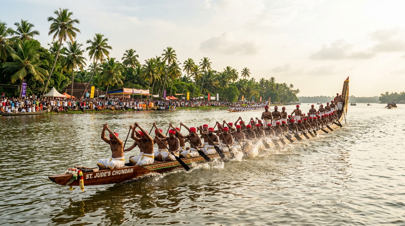 Indigenous Hornbill and Onam celebrations representing regional traditional festivals of India