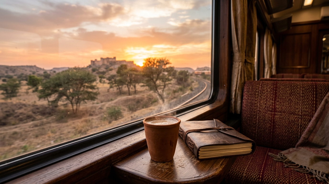 Comfortable sleeper berths inside an air-conditioned Indian Railways train coach, showcasing train travel in India tips