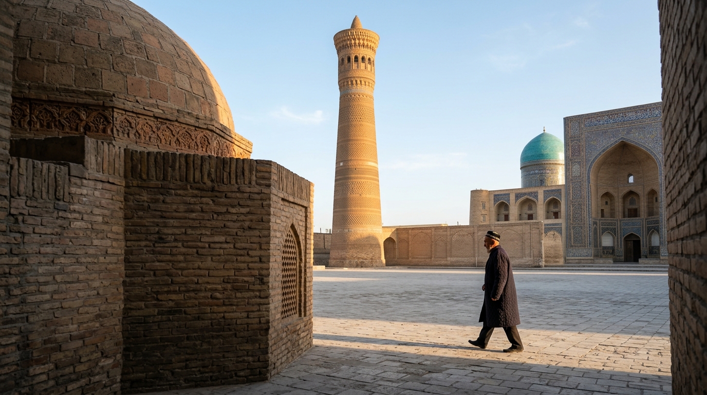 The Ultimate Uzbekistan Tour Package from India: A Comprehensive 7-Day Itinerary for Your Dream Holiday 1 A beautiful view of the historic Registan Square in Samarkand, part of an Uzbekistan tour package from India