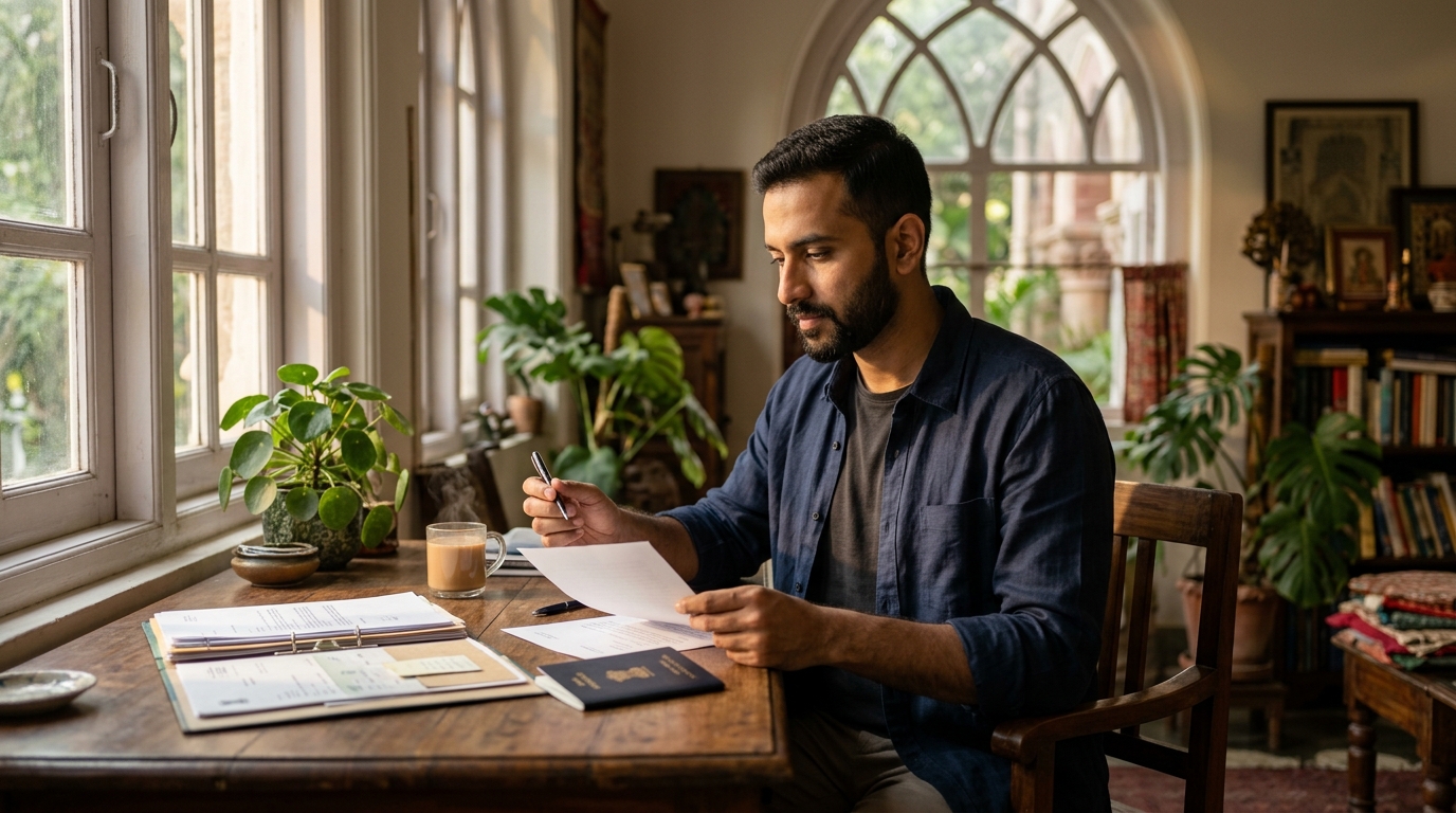 Drafting a professional visa refusal letter appeal for Indian travelers
