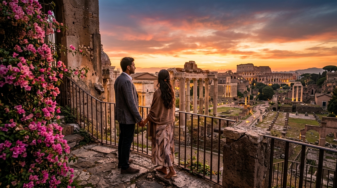 A confident traveler prepared with an approved visa for international travel