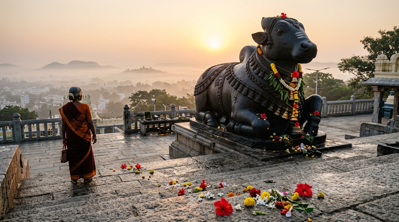 Beautiful sacred structures highlighting what are the places to visit in Mysore