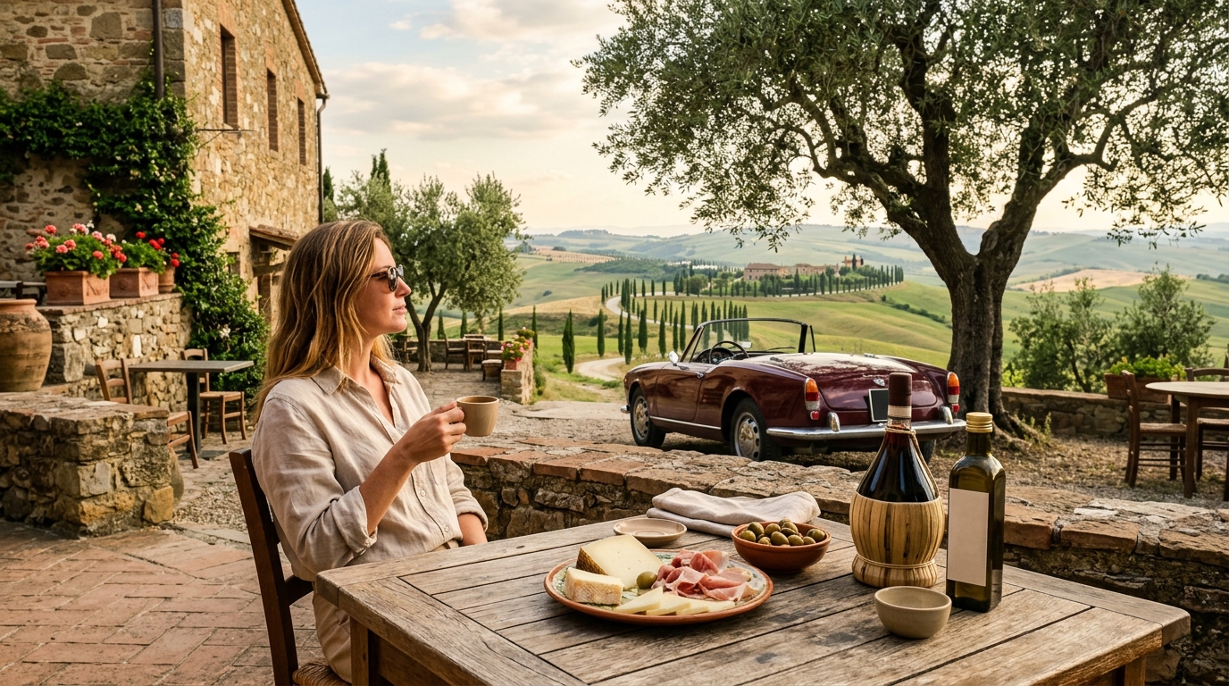 Couples exploring a scenic destination on a customized holiday