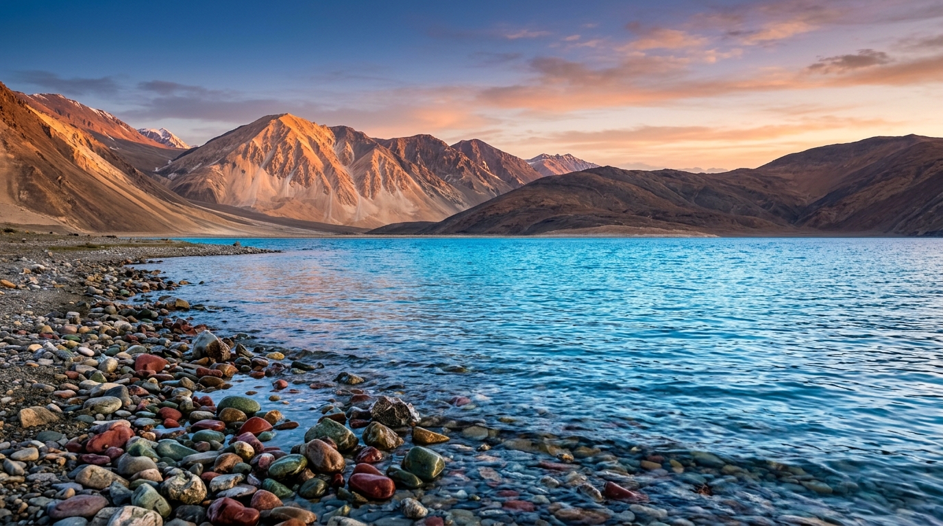 Beautiful mountain landscape representing domestic travel destinations in India for June